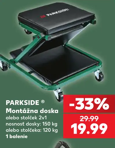Parkside montážna doska alebo stolček