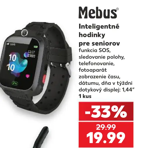 Mebus Inteligentné hodinky pre seniorov