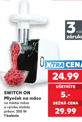 Switch On mlynček na mäso