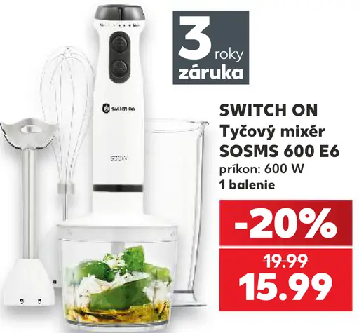 SWITCH ON Tyčový mixér SDSM5 600 E6