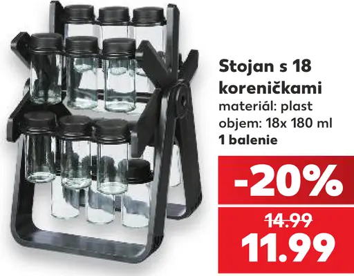 Stojan s 18 koreničkami