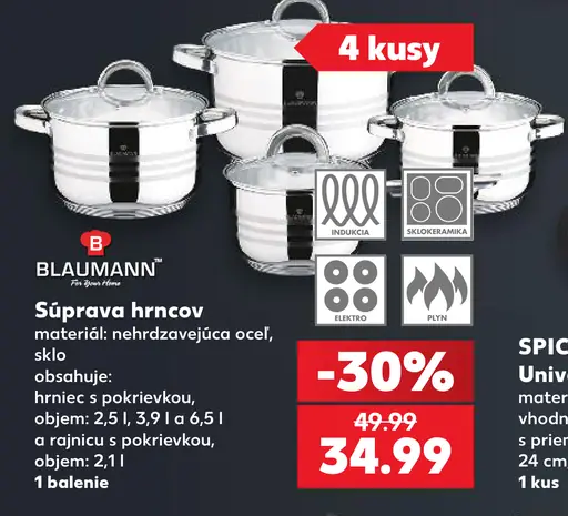 Blaumann Súprava hrncov