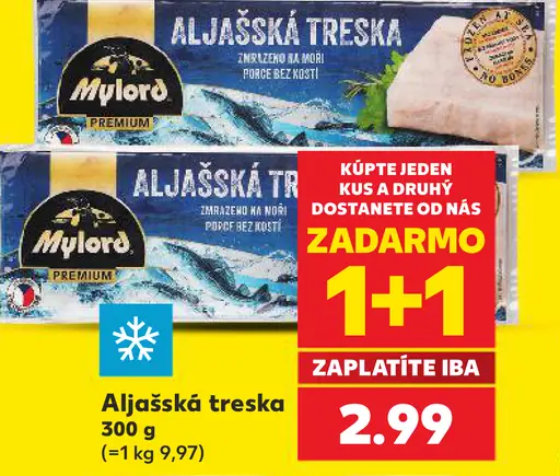 Mylord Aljašská treska mrazená