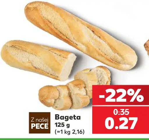Bageta pečivo