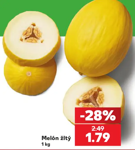 Melón žltý čerstvé ovocie