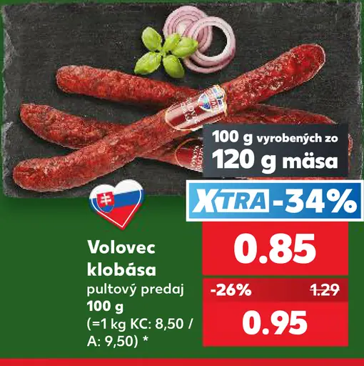 Volovec klobása