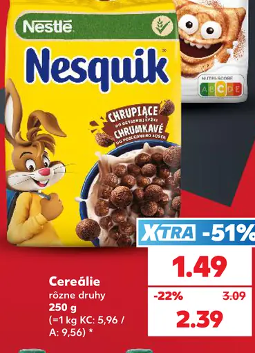 Cereálie Nesquik