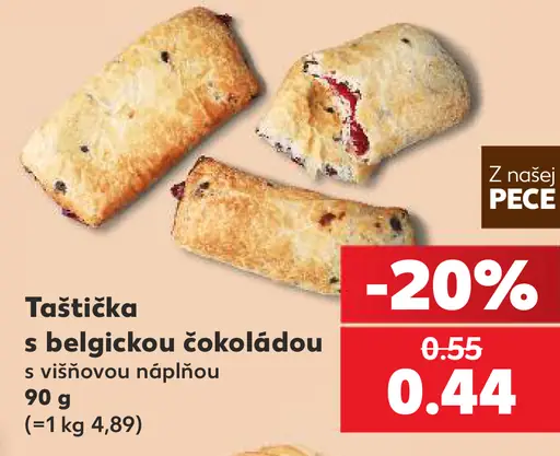 Višňová taštička s belgickou čokoládou