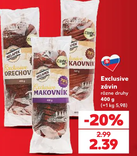Koláčik s vanilkovou náplňou