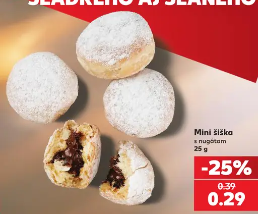 Mini šiška s nugátom