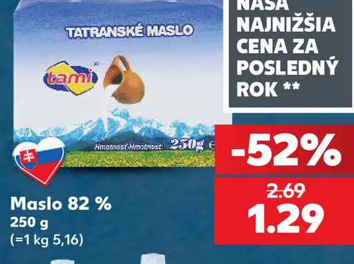 Maslo 82%