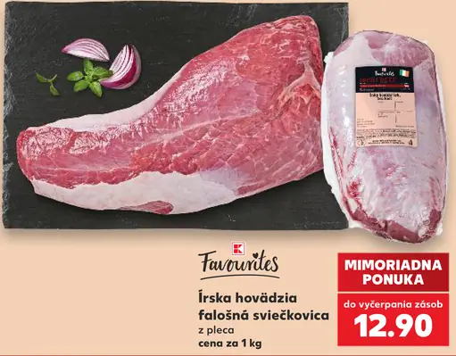 Favorites Írska hovädzia falošná sviečkovica z pleca