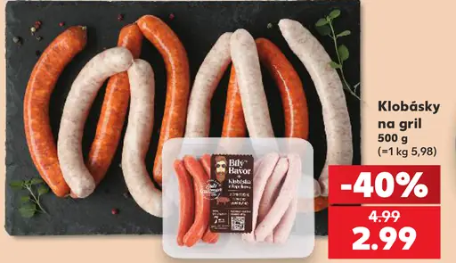 Klobásky na gril