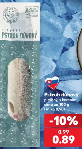Pstruh dúhový pitvaný