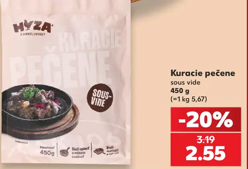Hyza kuracie pečené sous-vide