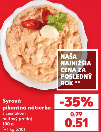 Sýrová pikantná nátierka s cesnakom