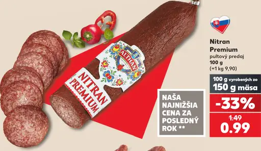 Nitran Premium saláma