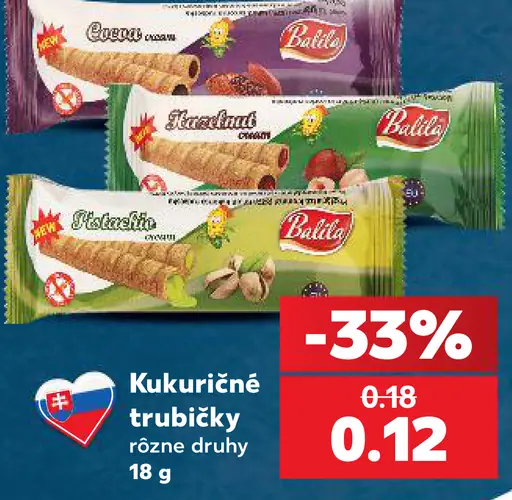 Balila Kukuričné trubičky