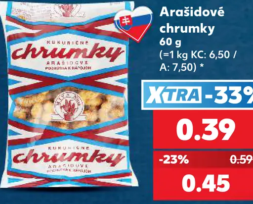 Chrumky arašidové