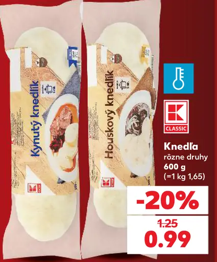 K Classic knedľa
