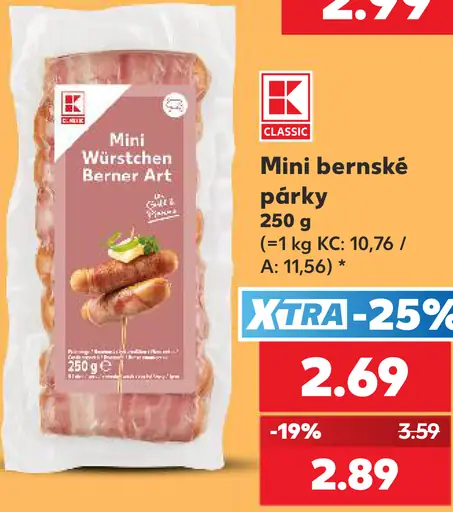 K-Classic Mini Würstchen Berner Art