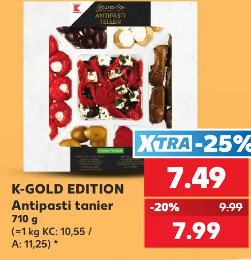 K-Gold Edition antipasti tanier