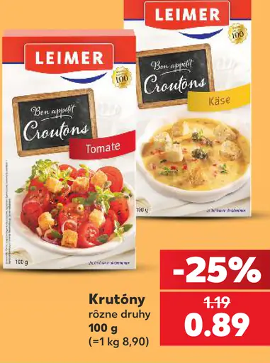 Leimer krutóny do polievky a šalátu