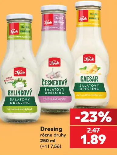 Spak bylinkový šalátový dressing