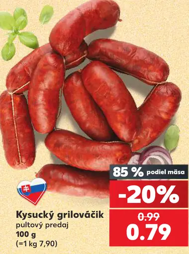 Kysucký grilováčik