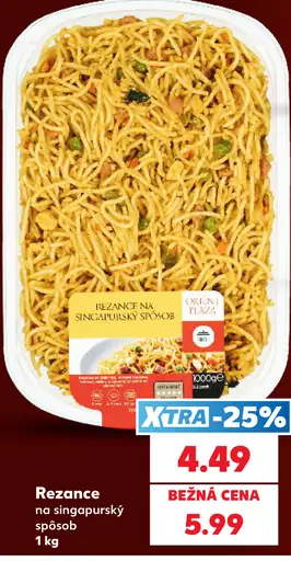 K-Classic Asia rezance na singapurský spôsob