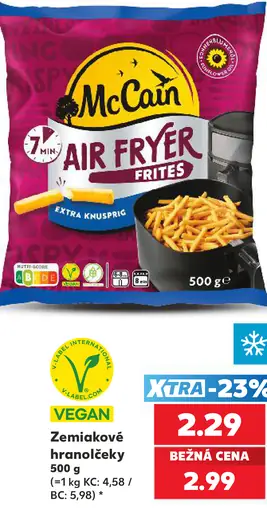 McCain Air Fryer hranolčeky extra chrumkavé
