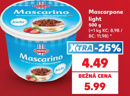 Mascarpone light