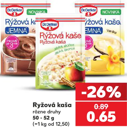 Dr. Oetker ryžová kaša