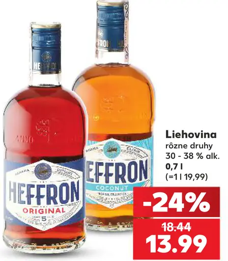 Heffron Original liehovina 30 – 40 % alk.