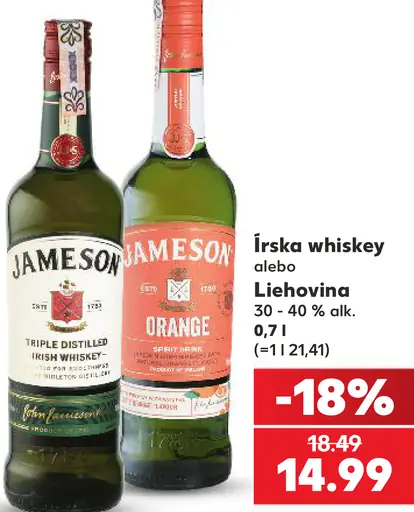 Jameson Irish Whiskey