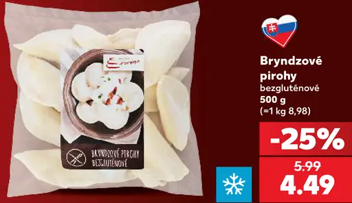 Bryndzové pirohy bezgluténové