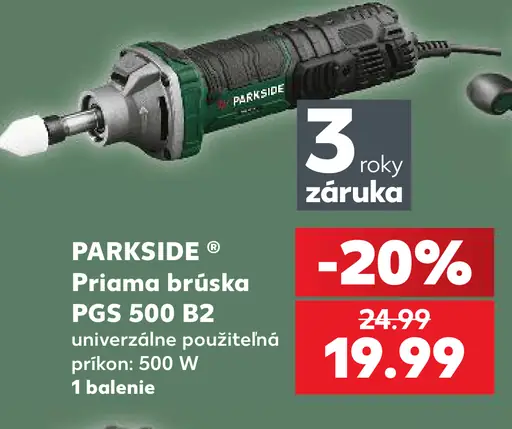 Parkside príama brúska PGS 500 B2
