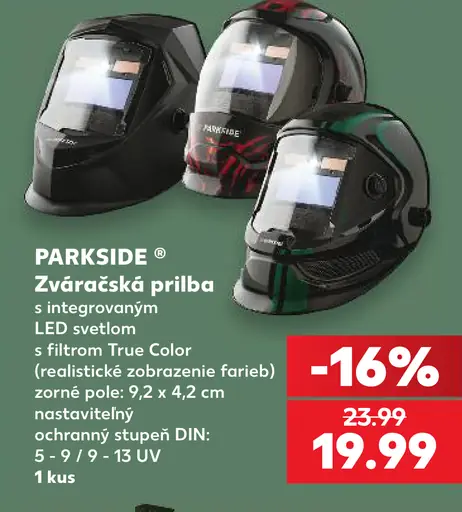 Parkside Zváračská prilba