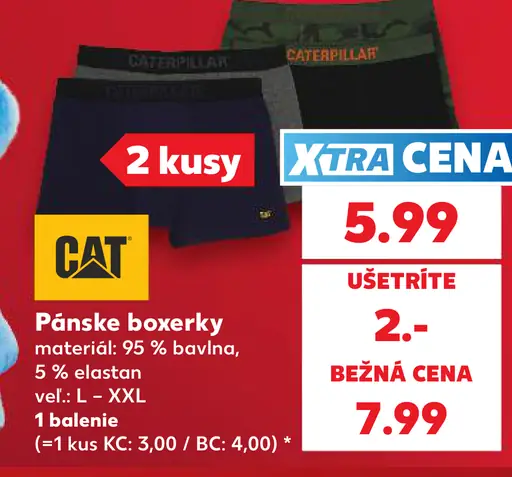 CAT Pánske boxerky