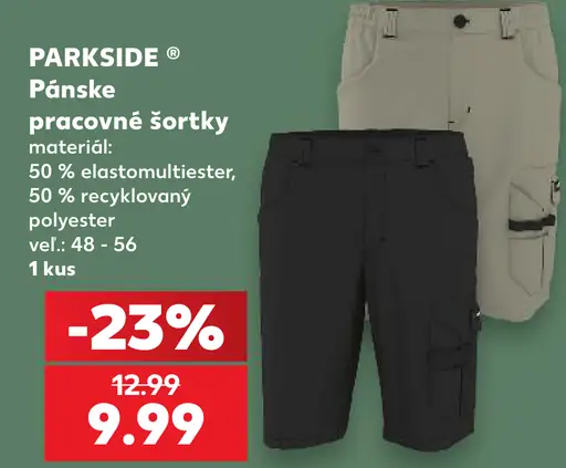 Parkside Pánske pracovné šortky