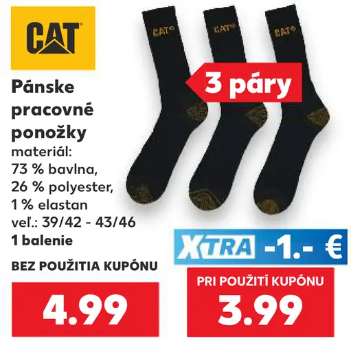 CAT Pánske pracovné ponožky