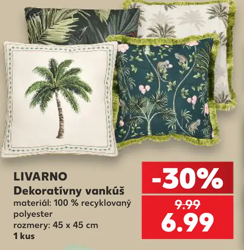 Livarno dekoratívny vankúš/deka