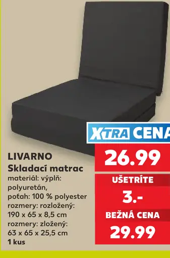 Livarno skladací matrac