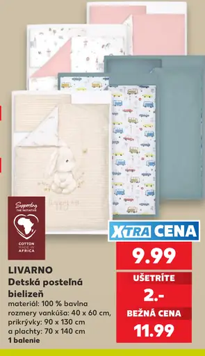 Livarno detská posteľná bielizeň