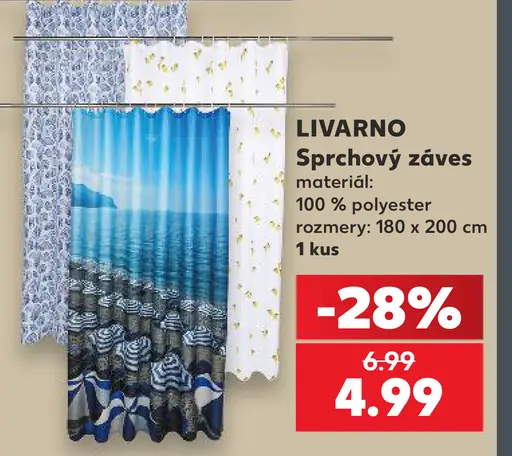 Livarno sprchový záves