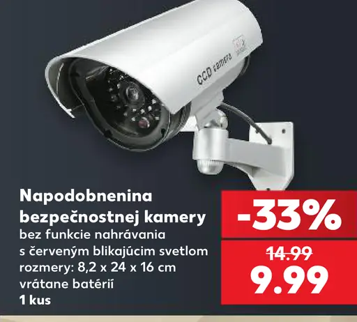 Napodobenina bezpečnostnej kamery