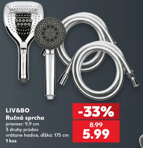 Liv&Bo Ručná sprcha