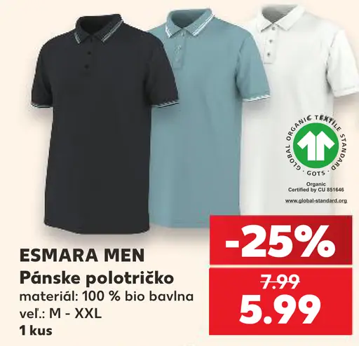 Esmara Men pánske polotričko