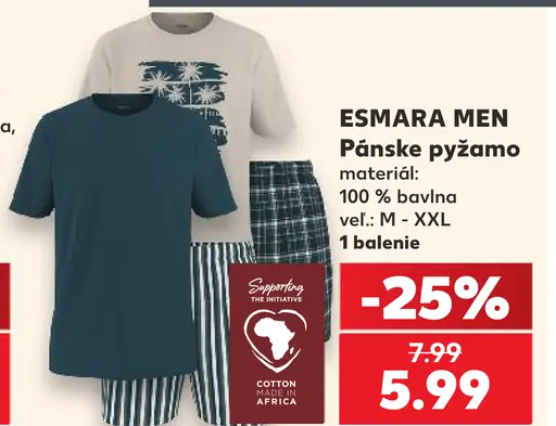 Esmara Men pánske pyžamo