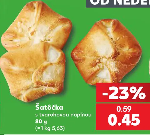 Šatôčka s tvarohovou náplňou